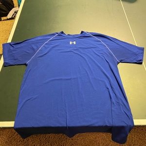 Men's Blue Under Armour Dri-Fit Shirt (Small)